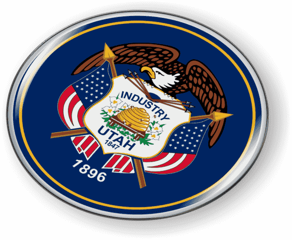 Utah - State Flag Emblem